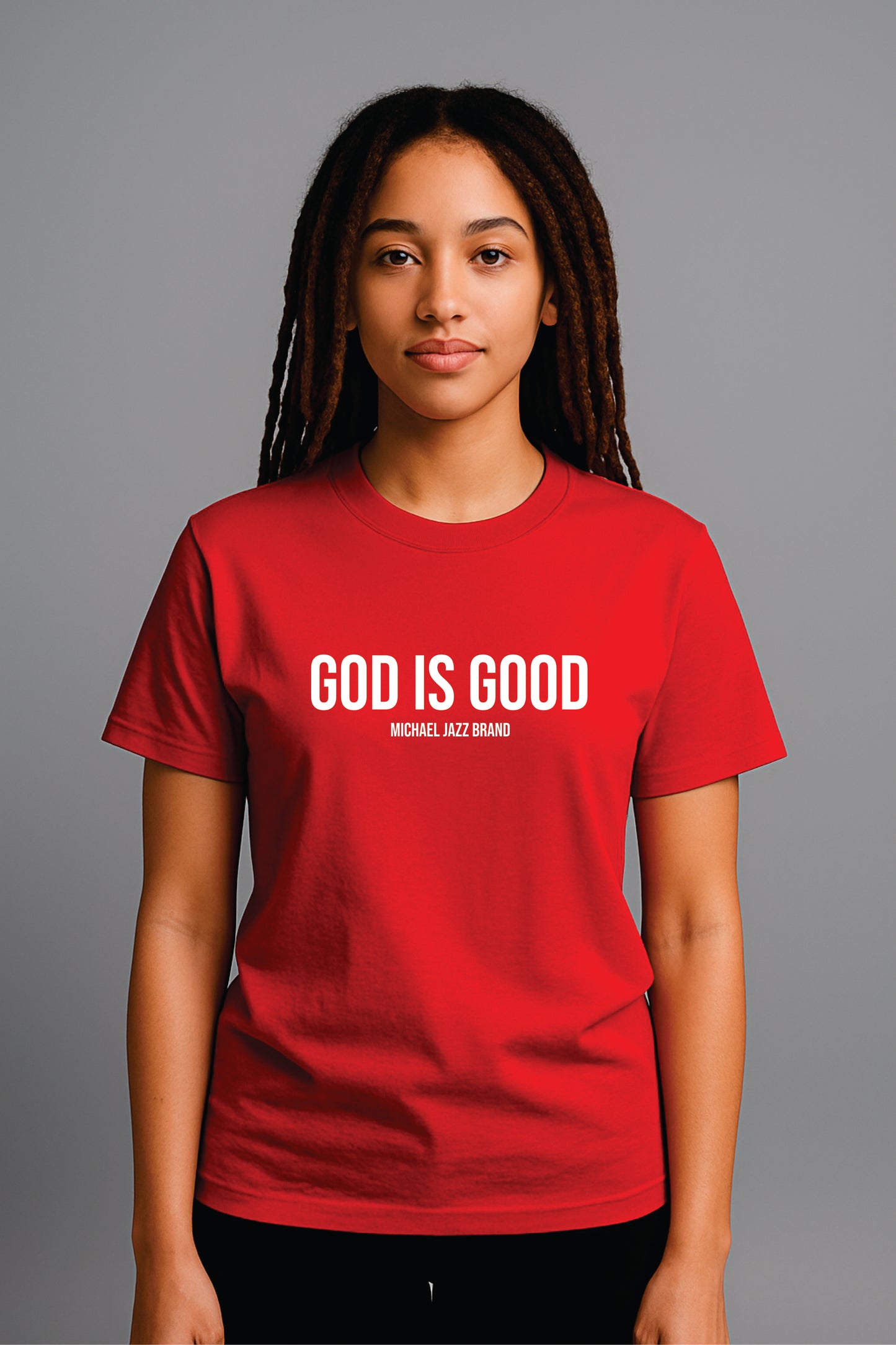 MICHAEL JAZZ BRAND, GOD IS GOOD T-SHIRTS