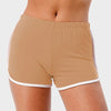 Solid Colored Shorts with White In-Seam Piping